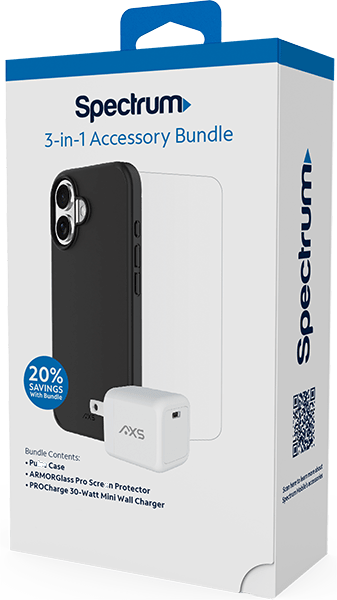 Spectrum 3-in-1 Accessory Bundle for iPhone 17 in Black | Spectrum